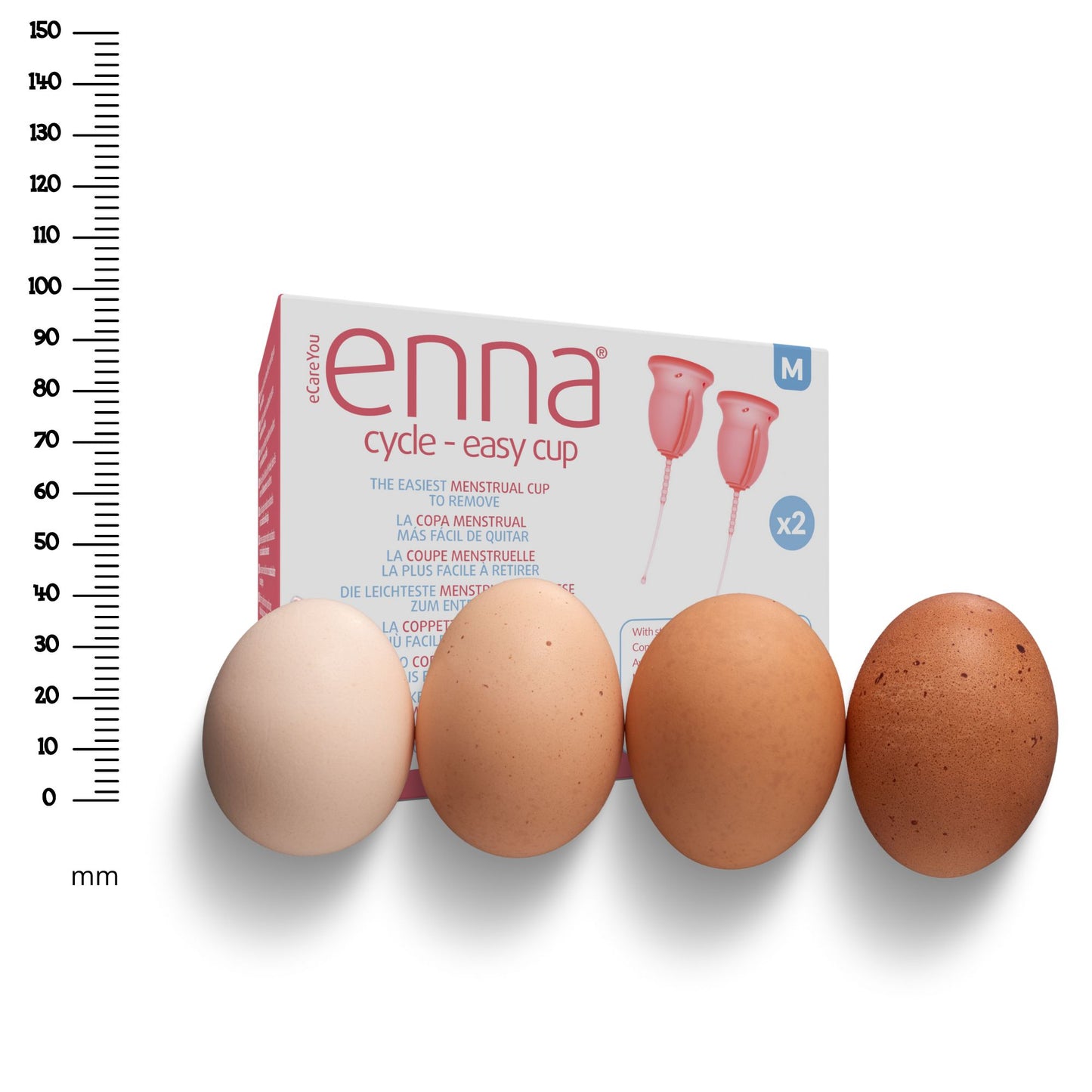 Menstruační kalíšek Enna Cycle Original 2 ks a sterilizační box